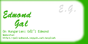 edmond gal business card